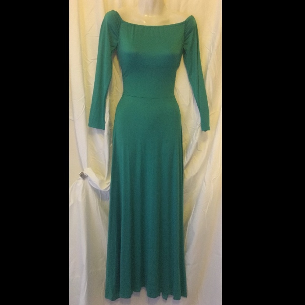 Long Green Dress